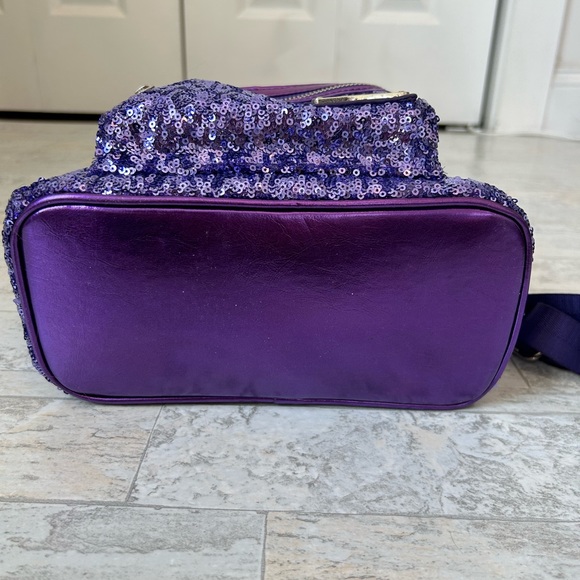 Disney Parks Loungefly Purple Potion Sequined Mini Backpack RARE - Picture 17 of 17